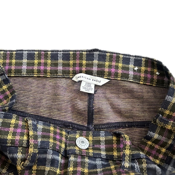 AE High Rise Plaid Bell Bottoms - Picture 4 of 4